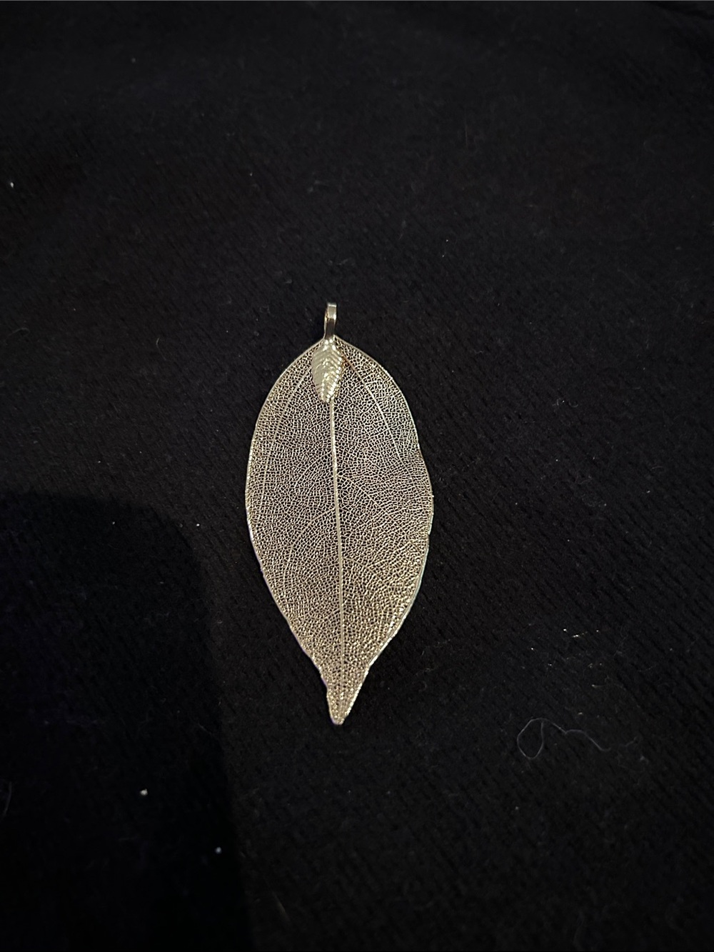 Gold Leaf Ornament Pendant